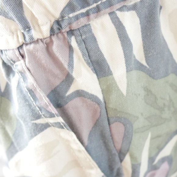 Nicole Miller Topical Patterned Jogger Dress Pants Lyocell Medium - Picture 11 of 11